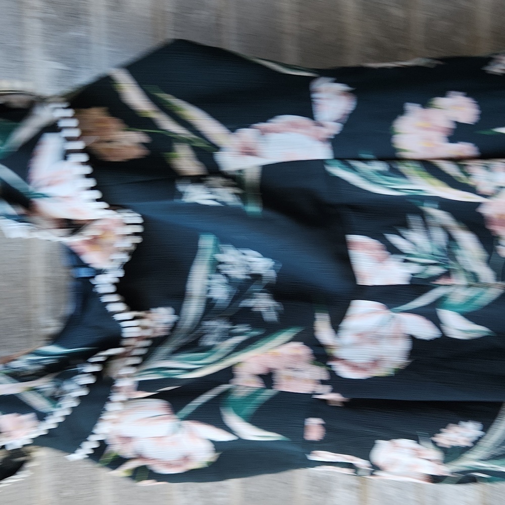 City Chic Jumpsuit Floral Womens Size 20 L Green Pink Flowers - Picture 3 of 13